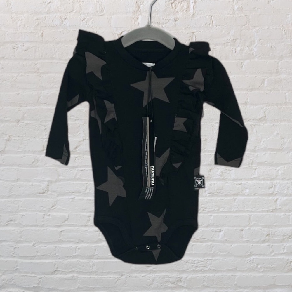 Nununu Long-Sleeved Ruffle Onesie